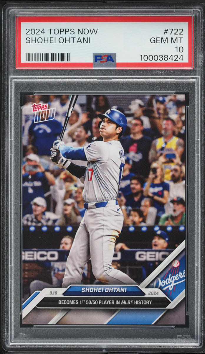 2024 Topps Now Shohei Ohtani #722 PSA 10 GEM MINT