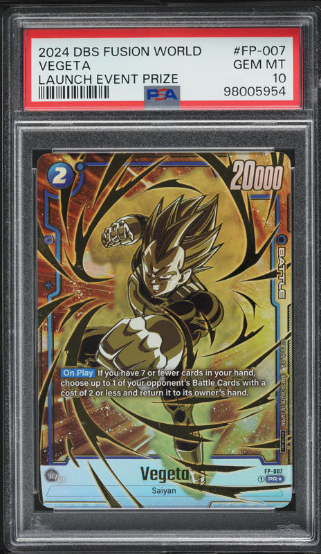 2024 Dragon Ball S Fusion World Launch Event Prize Vegeta #FP-007