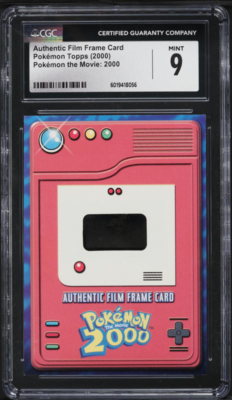pokemon authentic film frame card Topps Misty 35MM Movie Graded CGC 9 MINT Topps Pokmon the Movie 2000