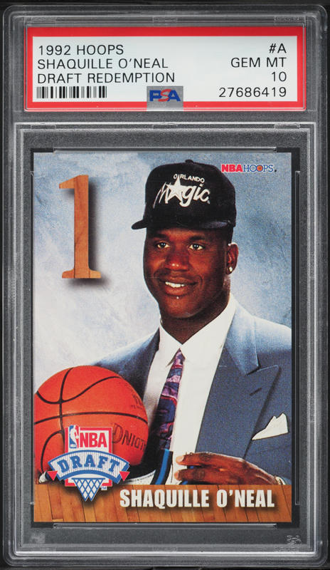 1992 Upper Deck Basketball Shaquille O'Neal ROOKIE #1 PSA 10 GEM
