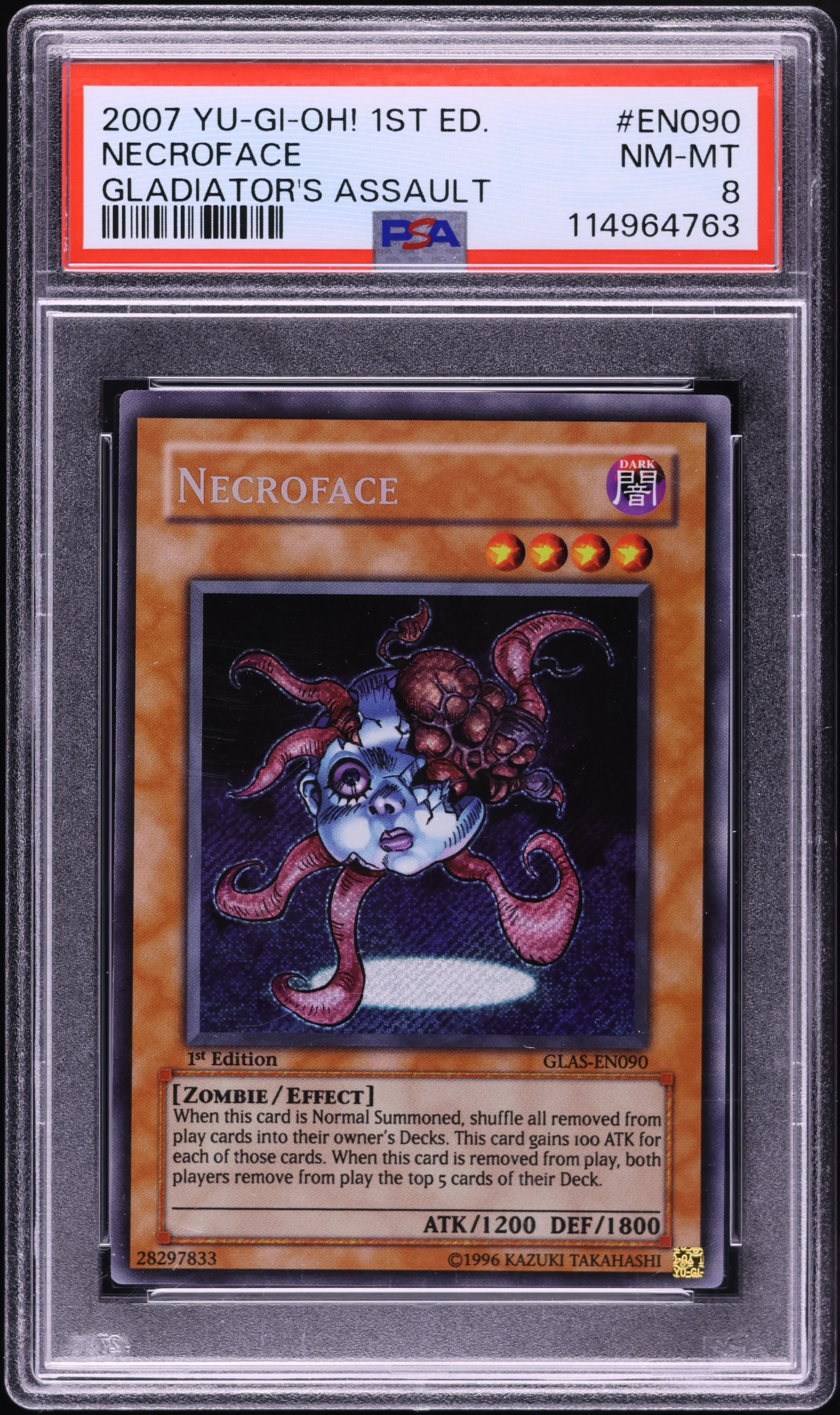necroface deck yugioh YU-GI-OH! - (DPRP-EN039) - Duelist Pack: Rivals of The Pharaoh - 1st Edition Mint / near mint condition trading card Yu-Gi-Oh! Necroface By Konami Yu-Gi-Oh!