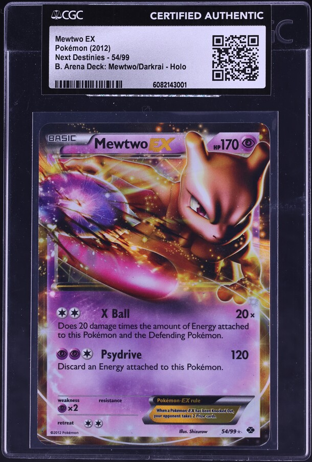 2021 Pokemon Japanese 25th Anniversary Promo Holo Mewtwo EX #22 CGC 9 MINT  on Fanatics Collect
