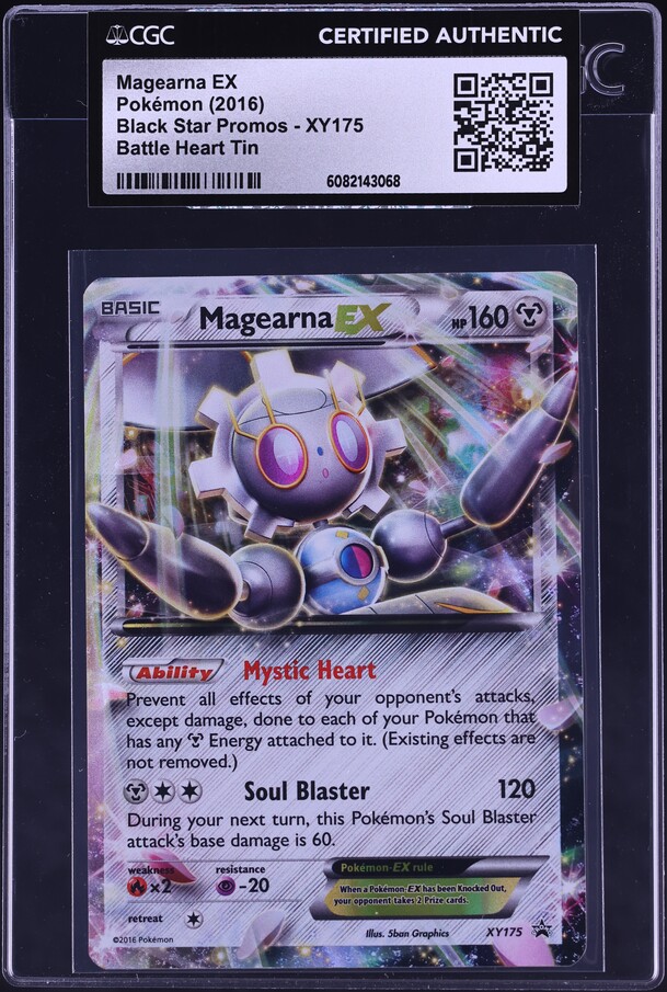 pokemon card magearna ex TCG - Promo Full Art Holo XY175 Metal Soul Blaster (120) During your next turn Magearna Card Prices & Value