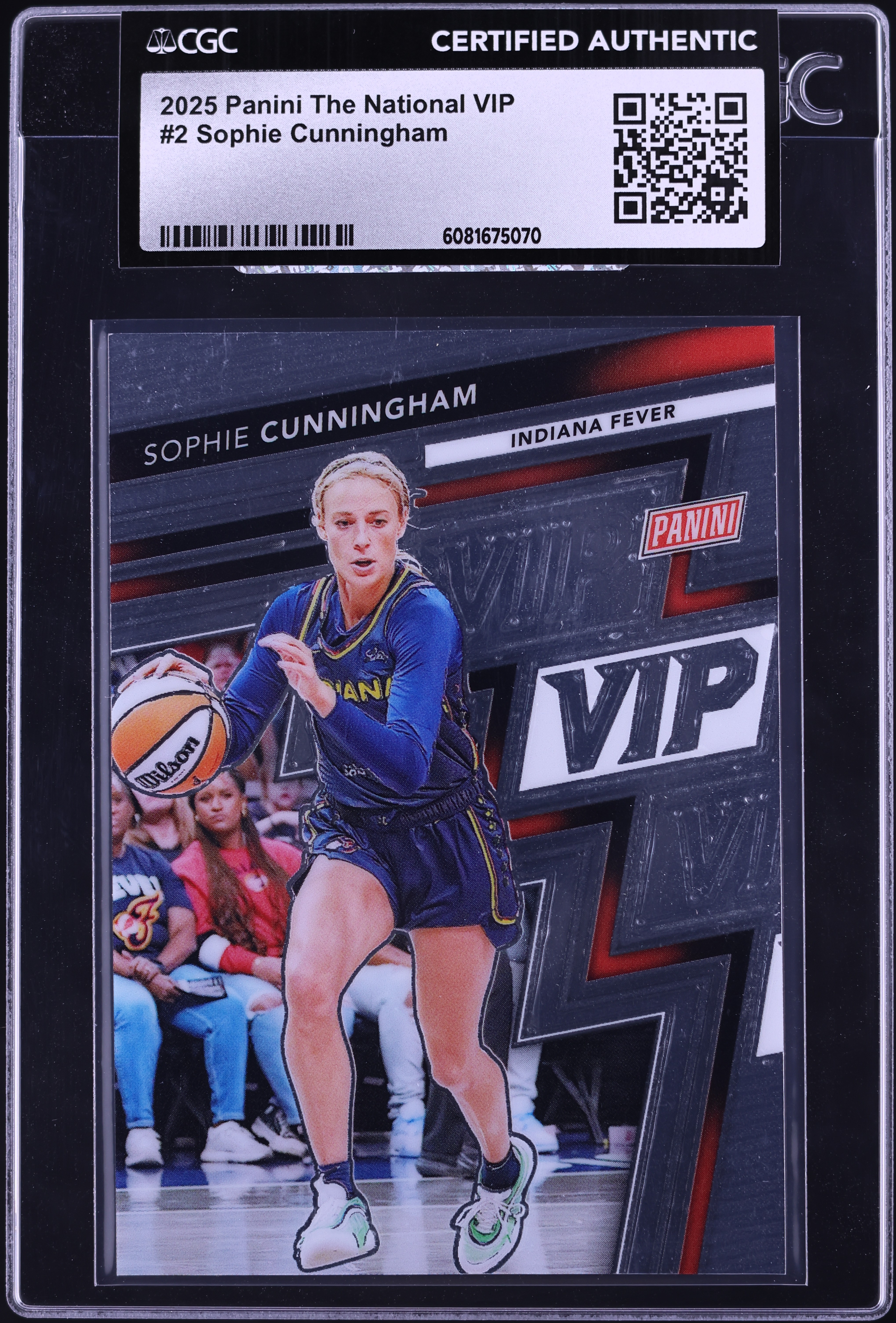 2025 Panini The National VIP Sophie Cunningham #2 CGC AUTH on