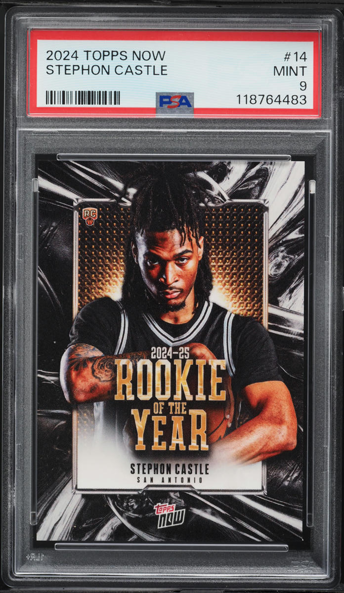 2024 Topps Now Stephon Castle ROOKIE #14 PSA 9 MINT