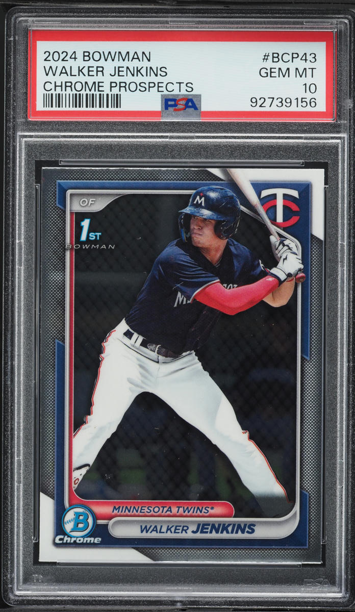 2024 Bowman Chrome Walker Jenkins PROSPECT #BCP-43 PSA 10 GEM MINT