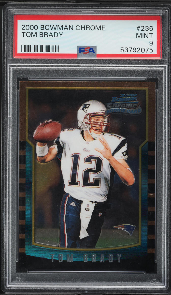 2000 Bowman Chrome Tom Brady ROOKIE #236 PSA 9 MINT