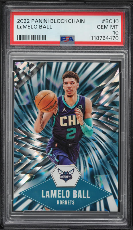 2022 Panini Blockchain Lamelo Ball /40 #BC10 PSA 10 GEM MINT on