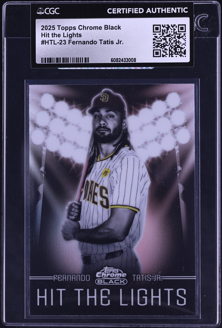 2025 Topps Chrome Black Hit The Lights Fernando Tatis Jr. #HTL-23 
