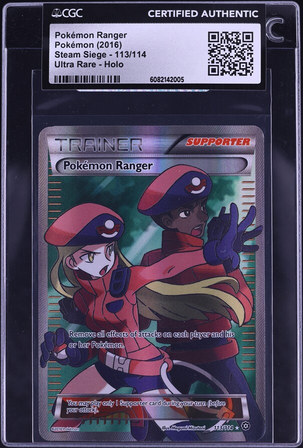 pokemon ranger full art card Pokmon  The Mandrakmon Store S.R.L.S Steam Siege Singles Pokmon Ranger (Steam Siege 104)