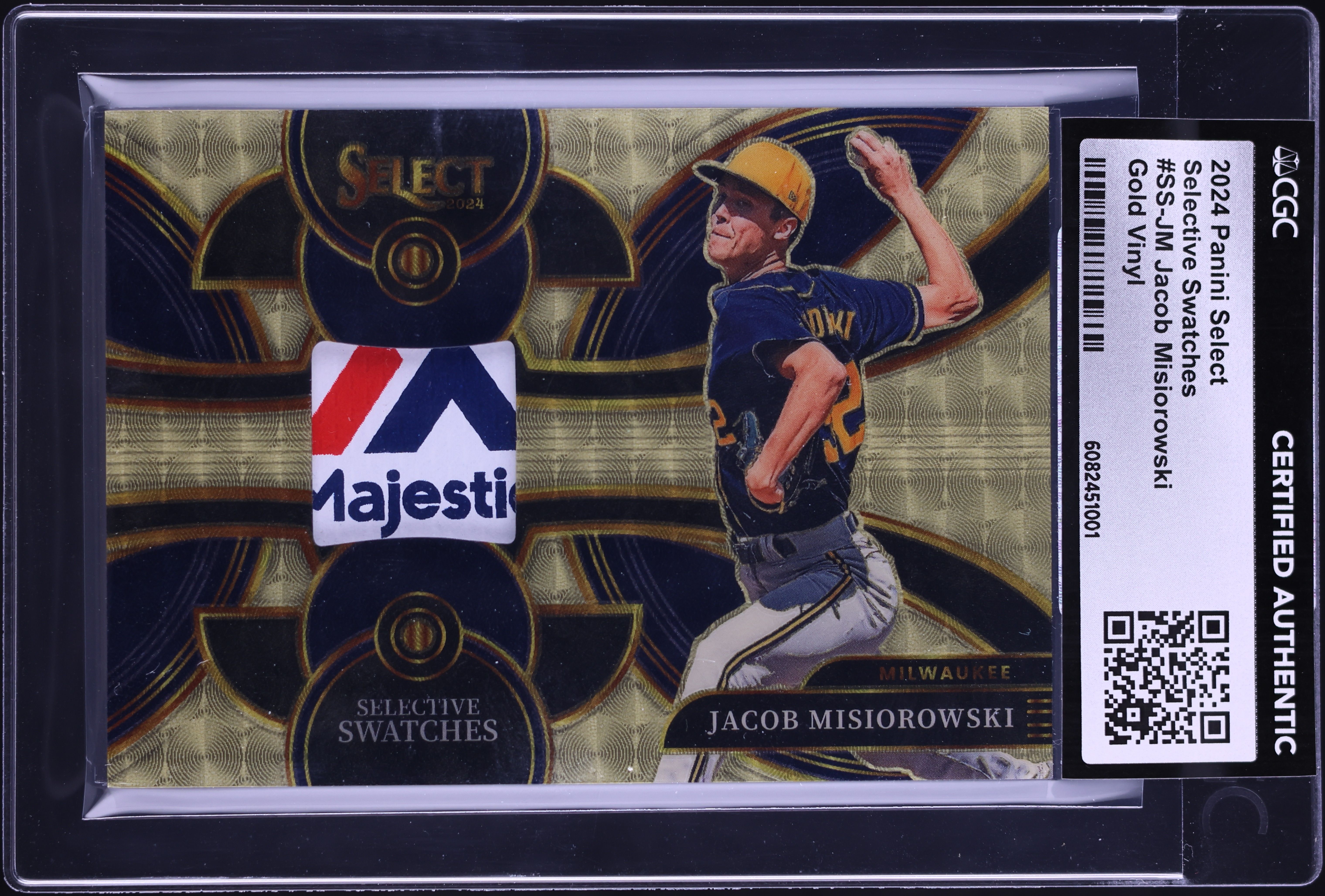 2024 Select Selective Swatches Gold Vinyl Jacob Misiorowski RC