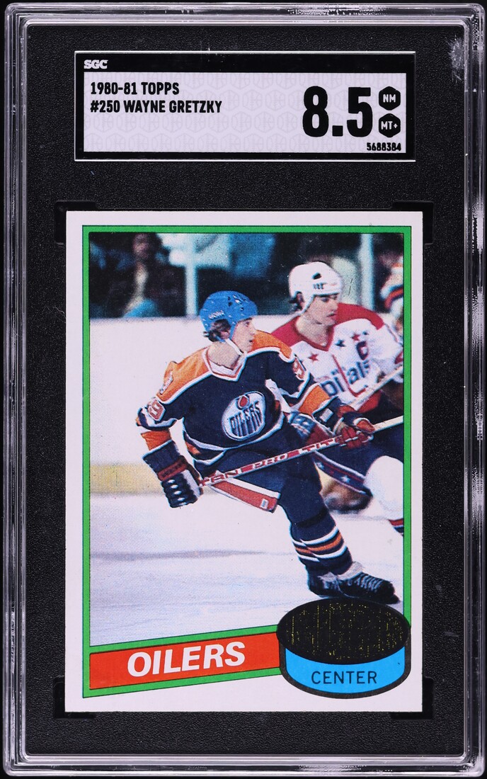 1980 Topps Hockey Wayne Gretzky #250 SGC 8.5 NM-MT+