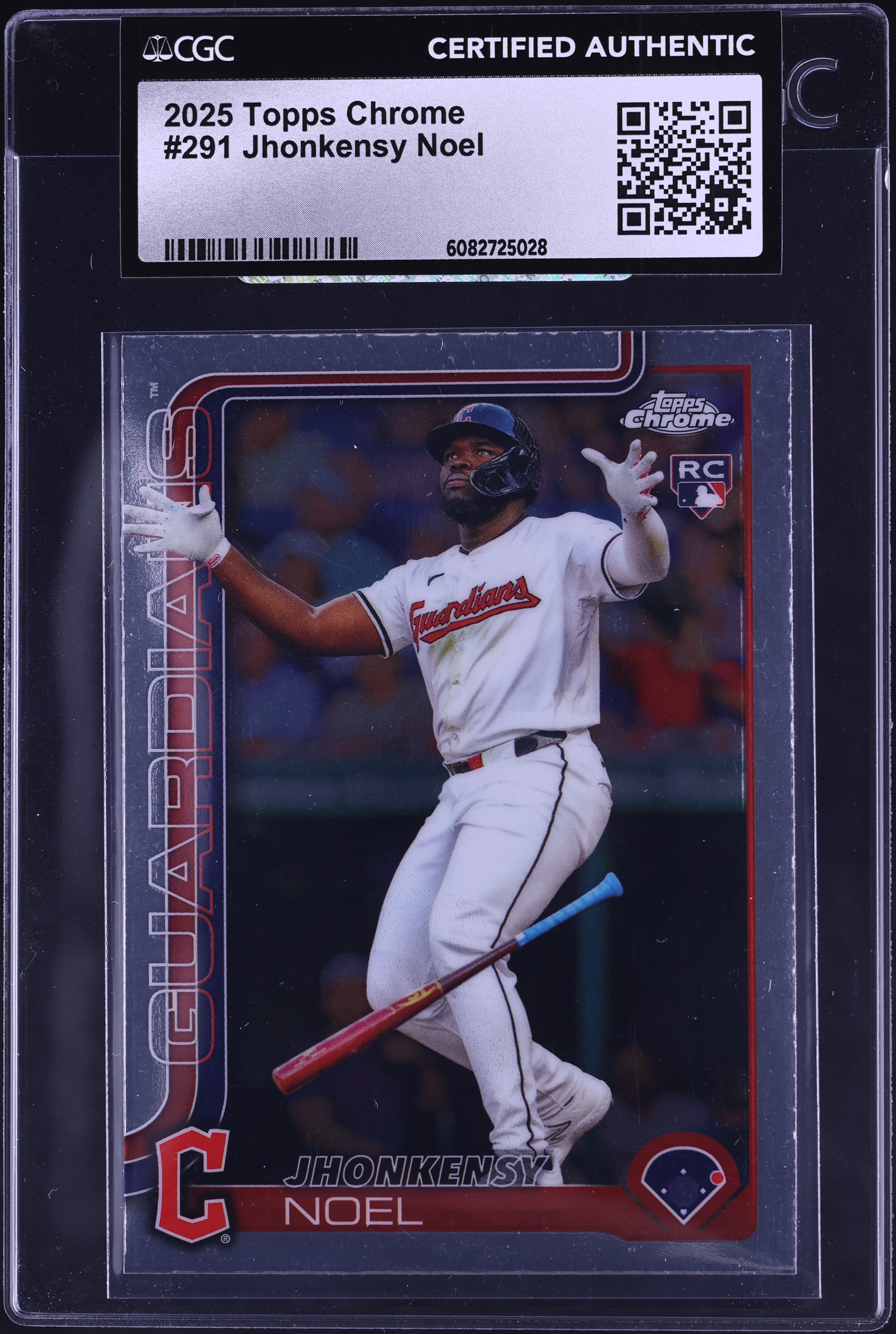 2025 Topps Chrome Jhonkensy Noel ROOKIE #291 CGC AUTH on Fanatics 