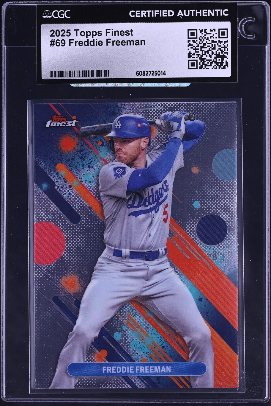 2025 Finest Freddie Freeman #69 CGC AUTH