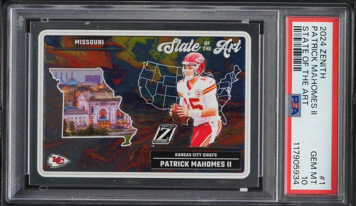 2024 Panini Zenith State Of The Art Patrick Mahomes II #1 PSA 10 GEM MINT