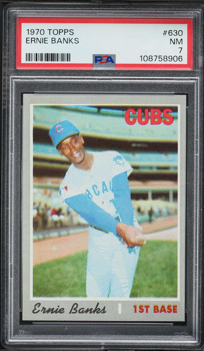 1970 Topps Ernie Banks #630 PSA 7 NRMT
