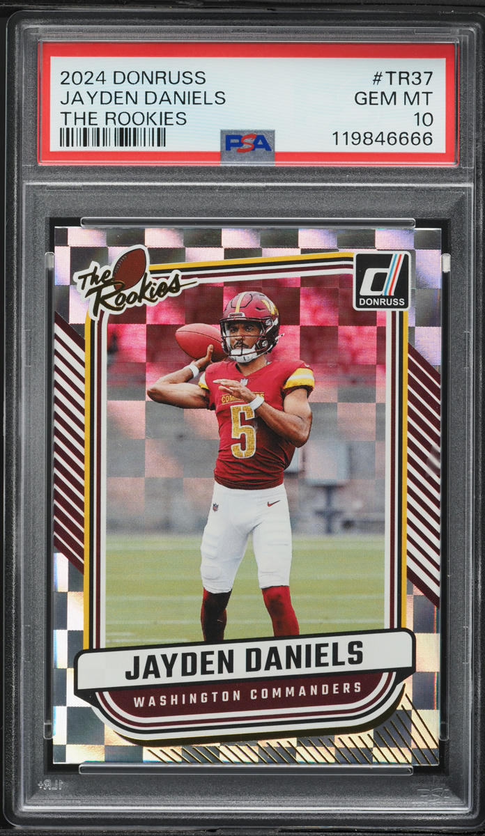 2024 Donruss The Rookies Jayden Daniels ROOKIE #TR-37 PSA 10 GEM MINT