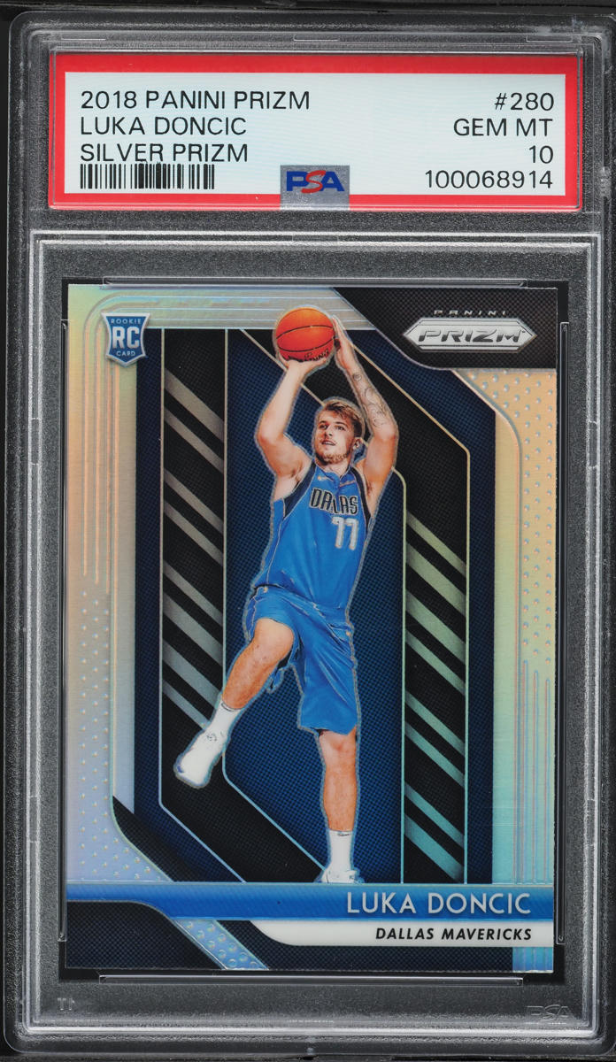 2018 Prizm Luka Doncic Silver #280 PSA 10 | Card Ladder