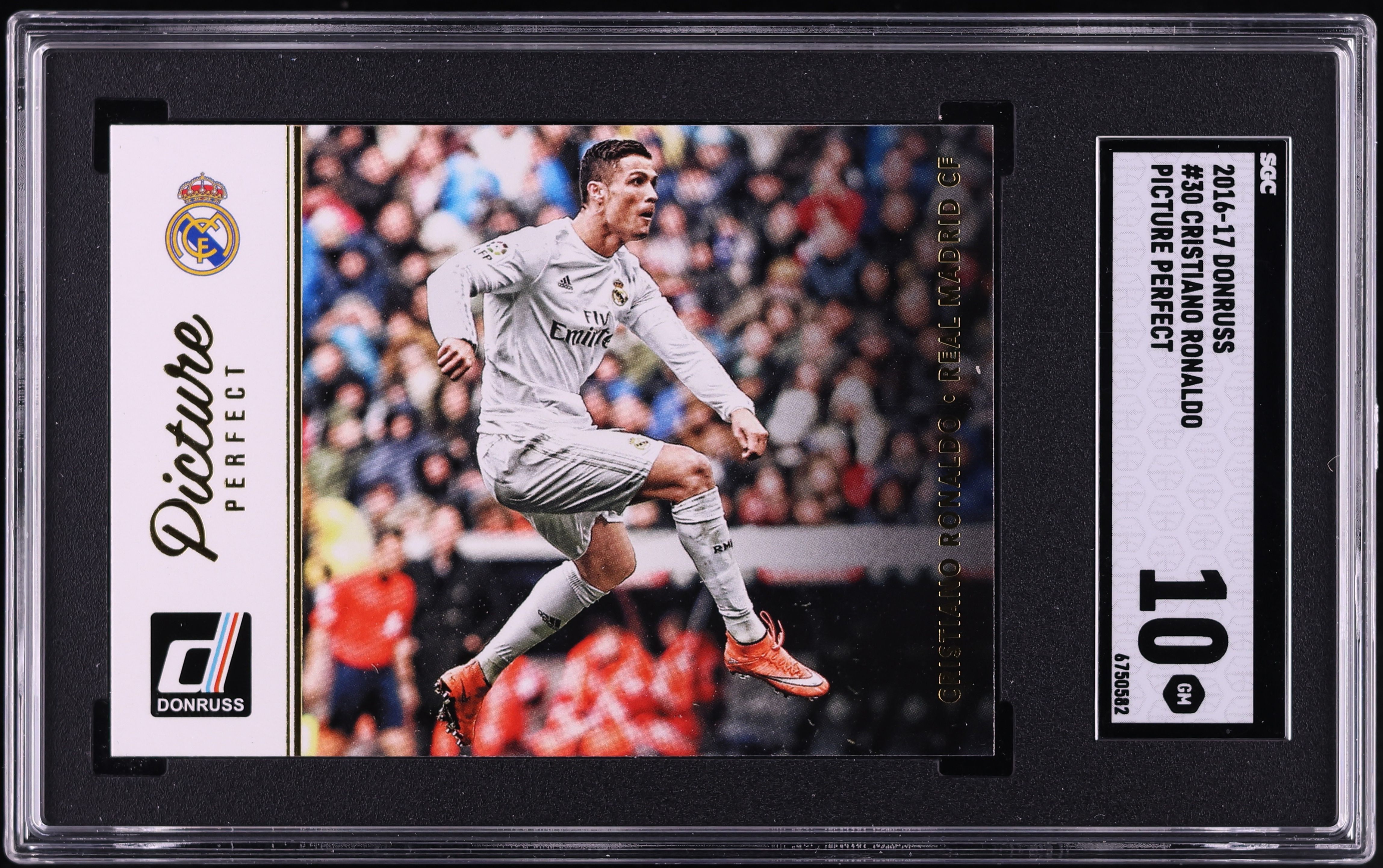 2016 Donruss Picture Perfect Cristiano Ronaldo #30 SGC 10 GEM MINT 