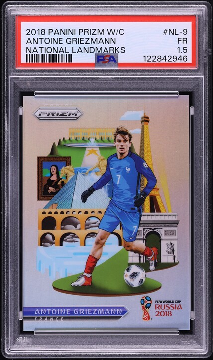 2018 Panini Prizm World Cup National Landmarks Antoine Griezmann