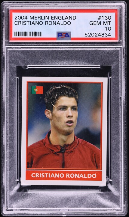 2004 SP Authentic Manchester United Cristiano Ronaldo #67 PSA 9