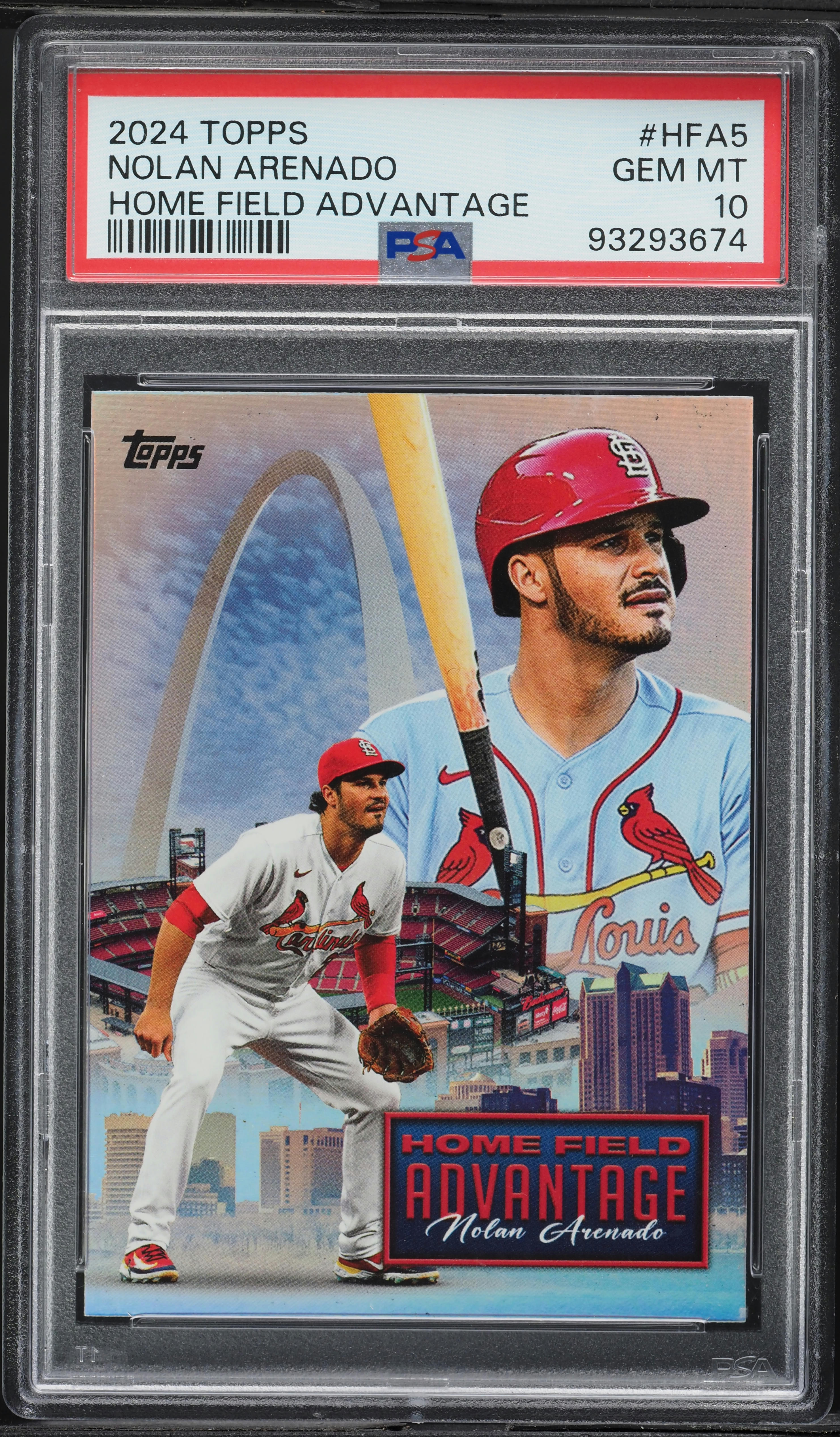 2024 Topps Home Field Advantage Nolan Arenado #HFA-5 PSA 10 GEM 