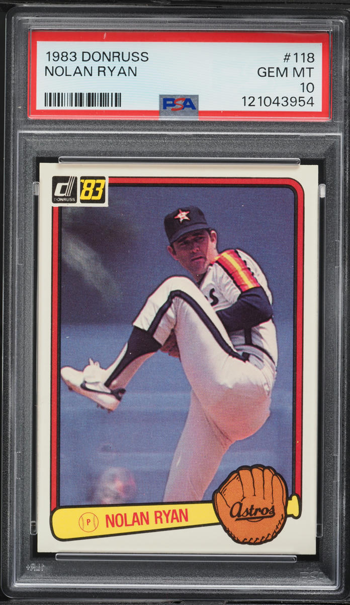 1983 Donruss Nolan Ryan #118 PSA 10 GEM MINT