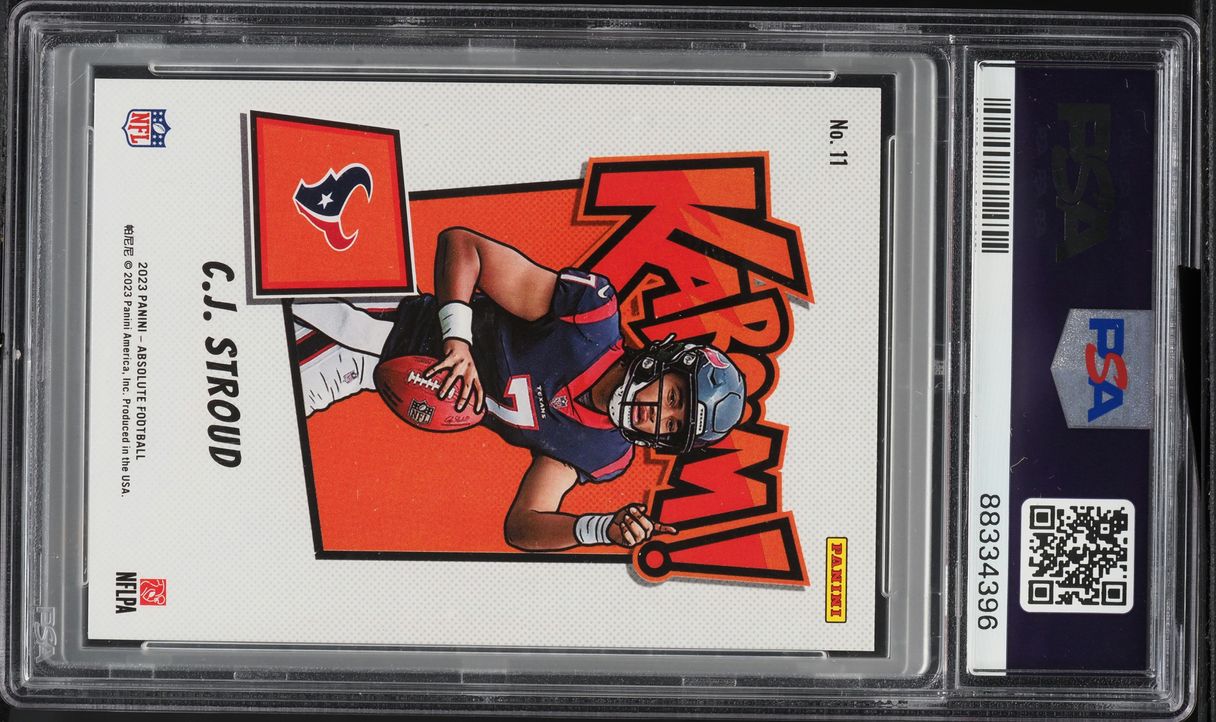 2023 Absolute Kaboom! Horizontal CJ Stroud ROOKIE #11 PSA 9 MINT
