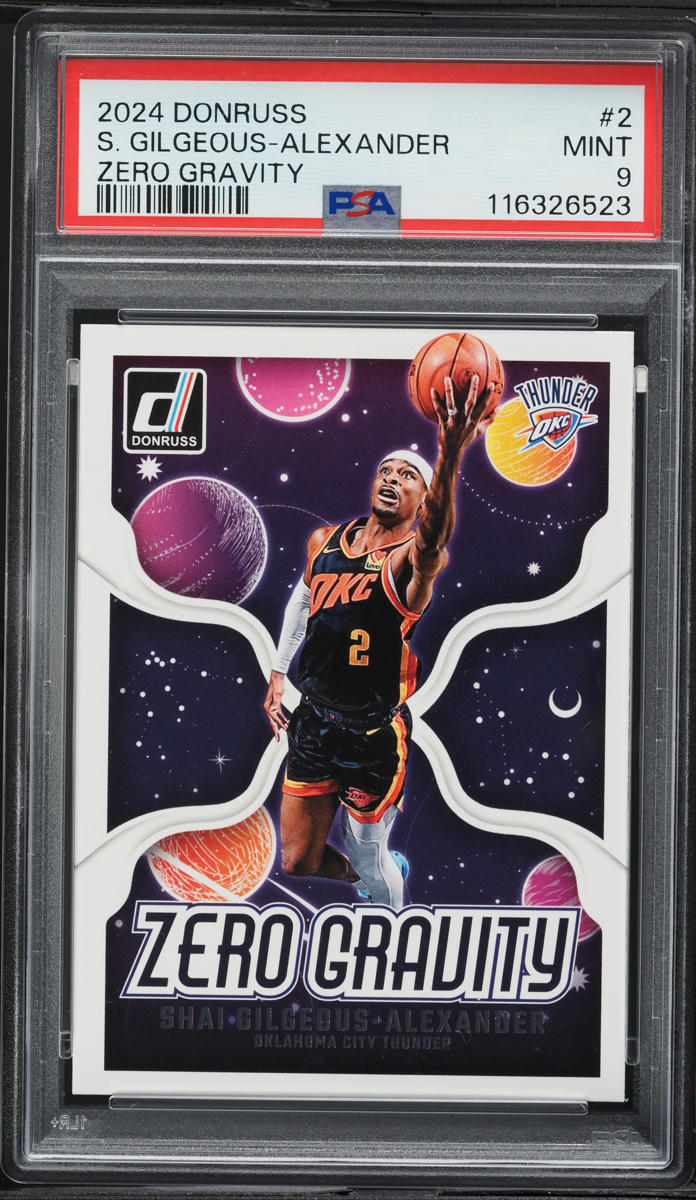 2024 Donruss Zero Gravity Shai Gilgeous-Alexander #2 PSA 9 MINT on Fanatics  Collect, image size:696x1200