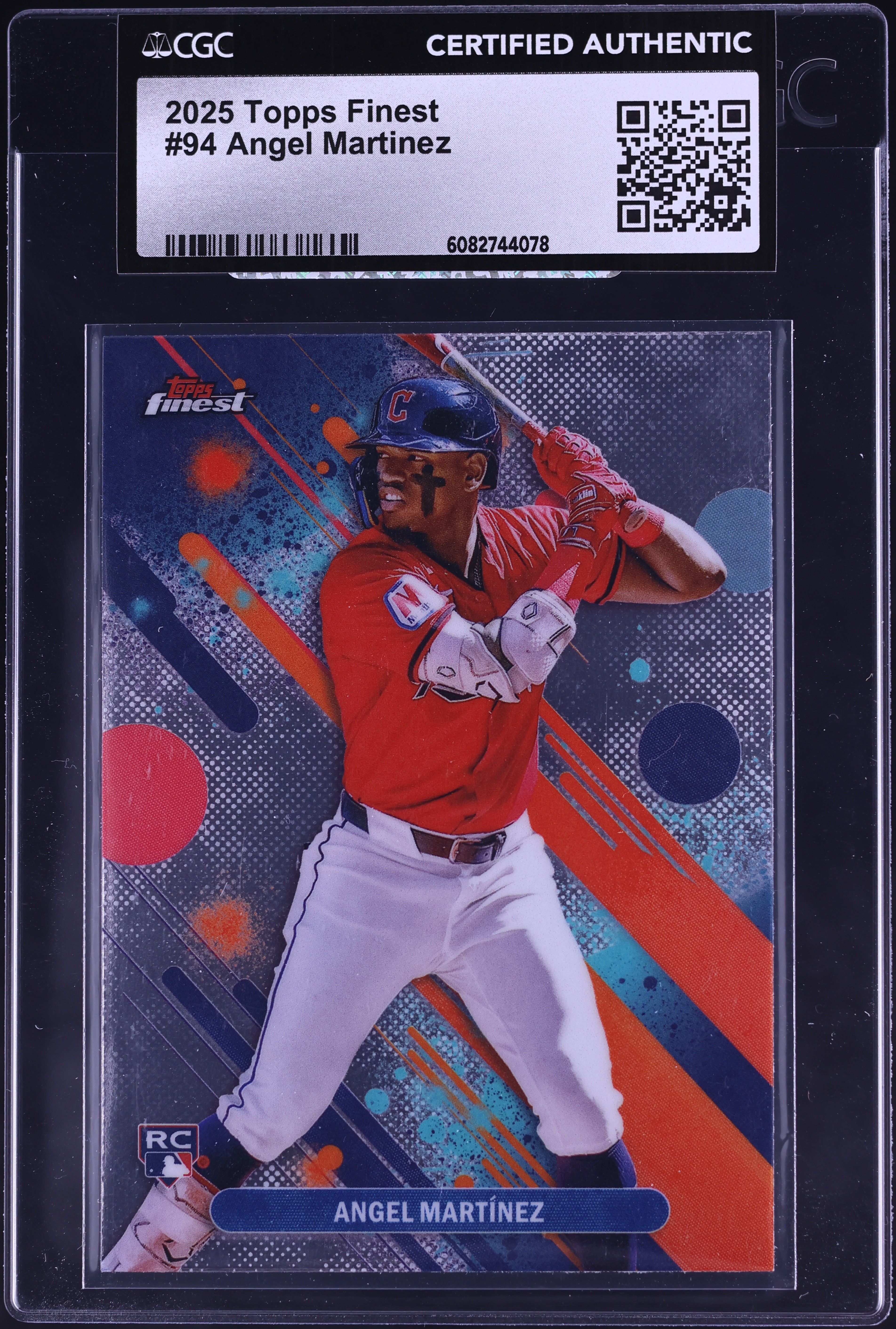 2025 Finest Angel Martinez ROOKIE #94 CGC AUTH on Fanatics Collect