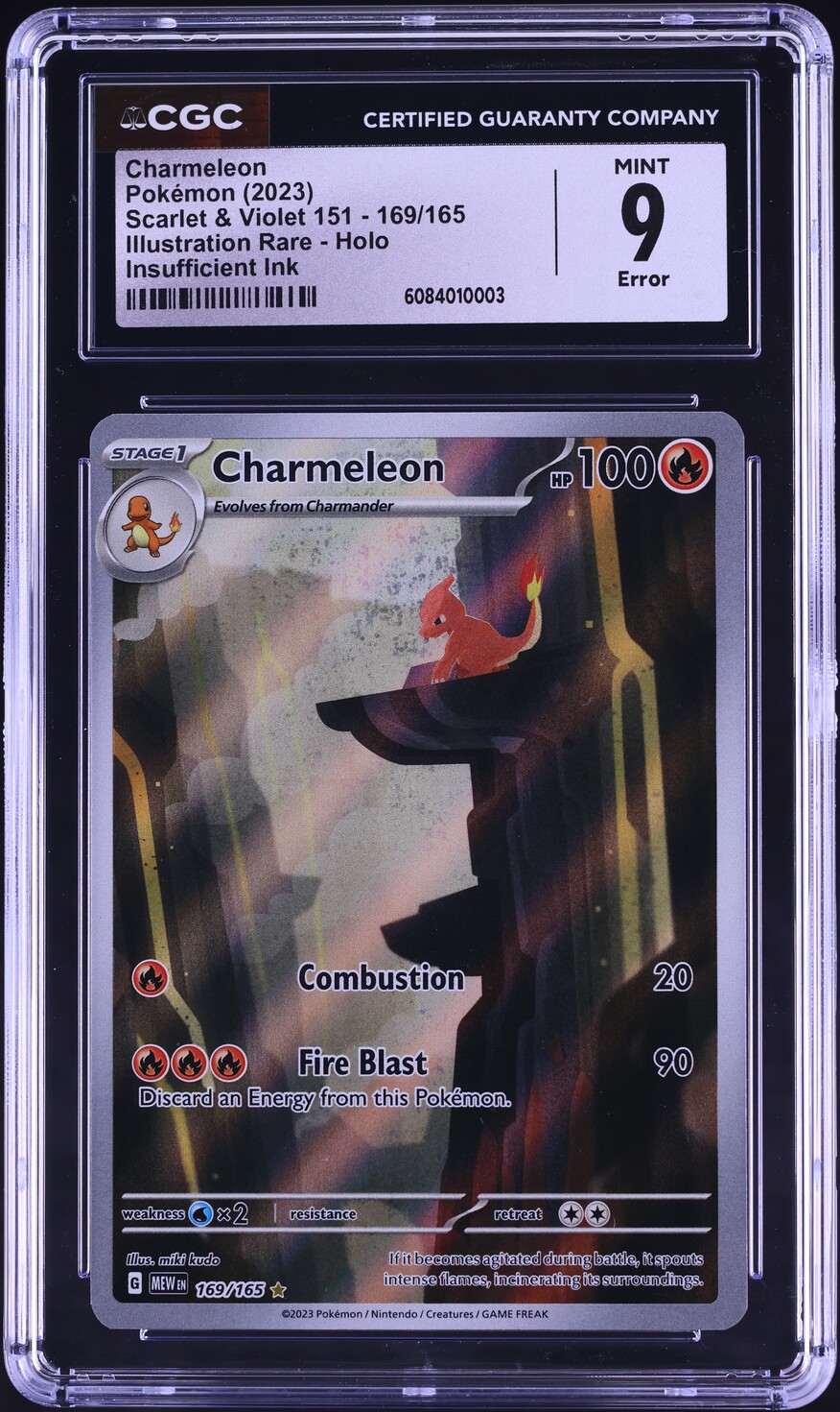 2023 charmeleon pokemon card 2023 Pokemon TCG Classic Collection CLC EN 002/034 CHARMELEON PSA GEM MT 10