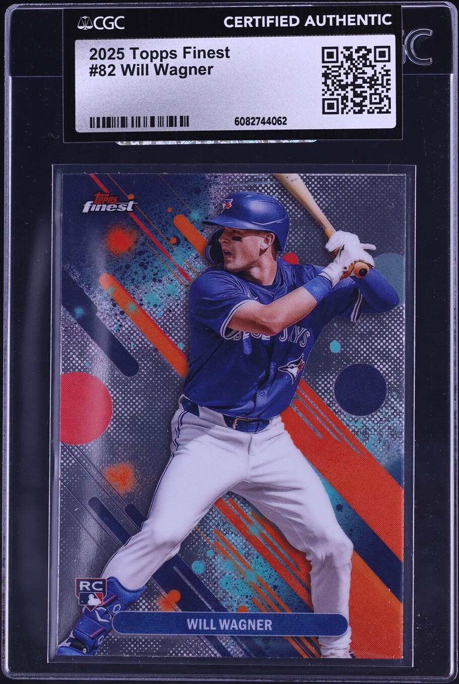 2025 Finest Will Wagner ROOKIE #82 CGC AUTH