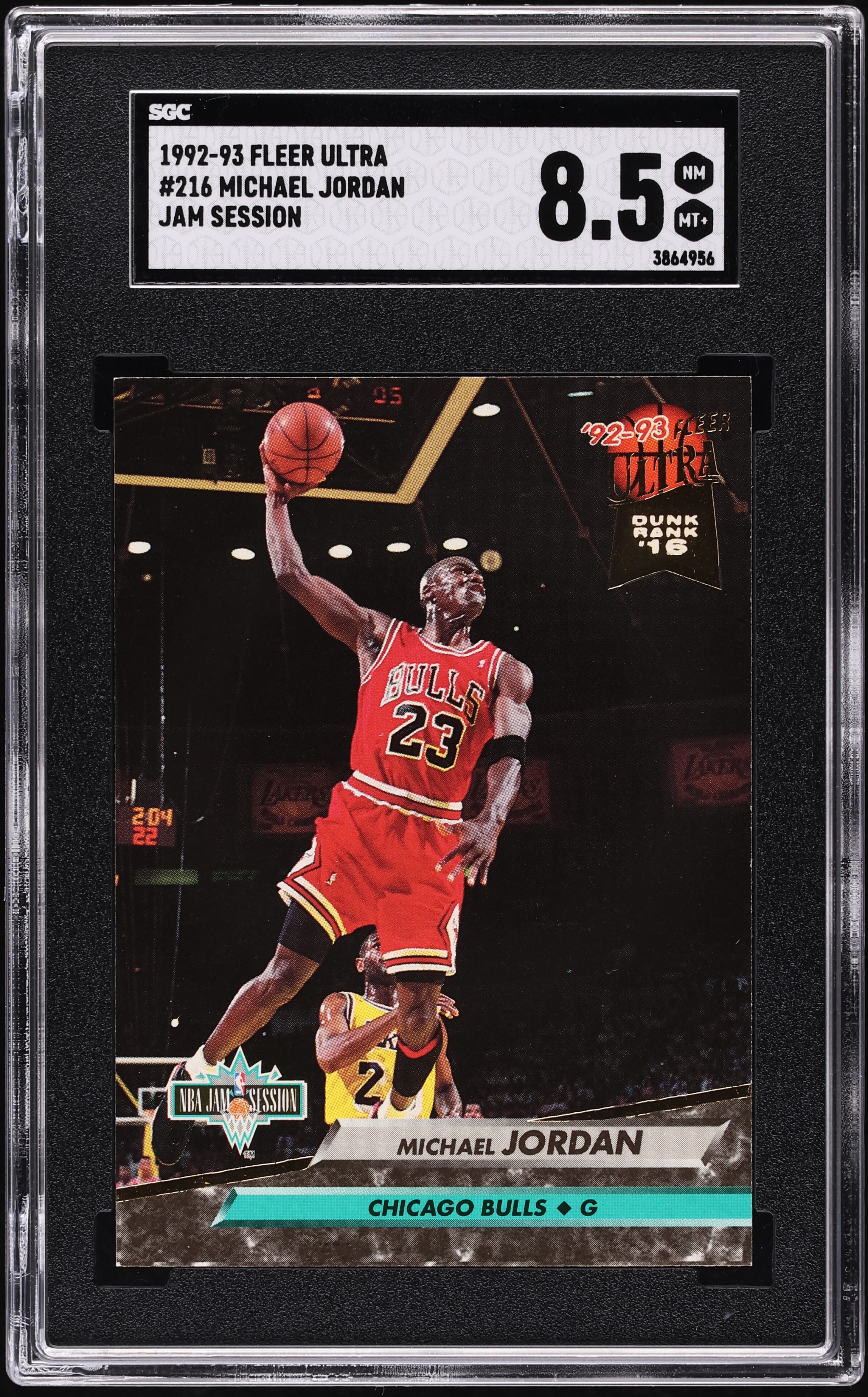 1992 Ultra NBA Jam Session Michael Jordan #216 SGC 8.5 NM-MT+ on