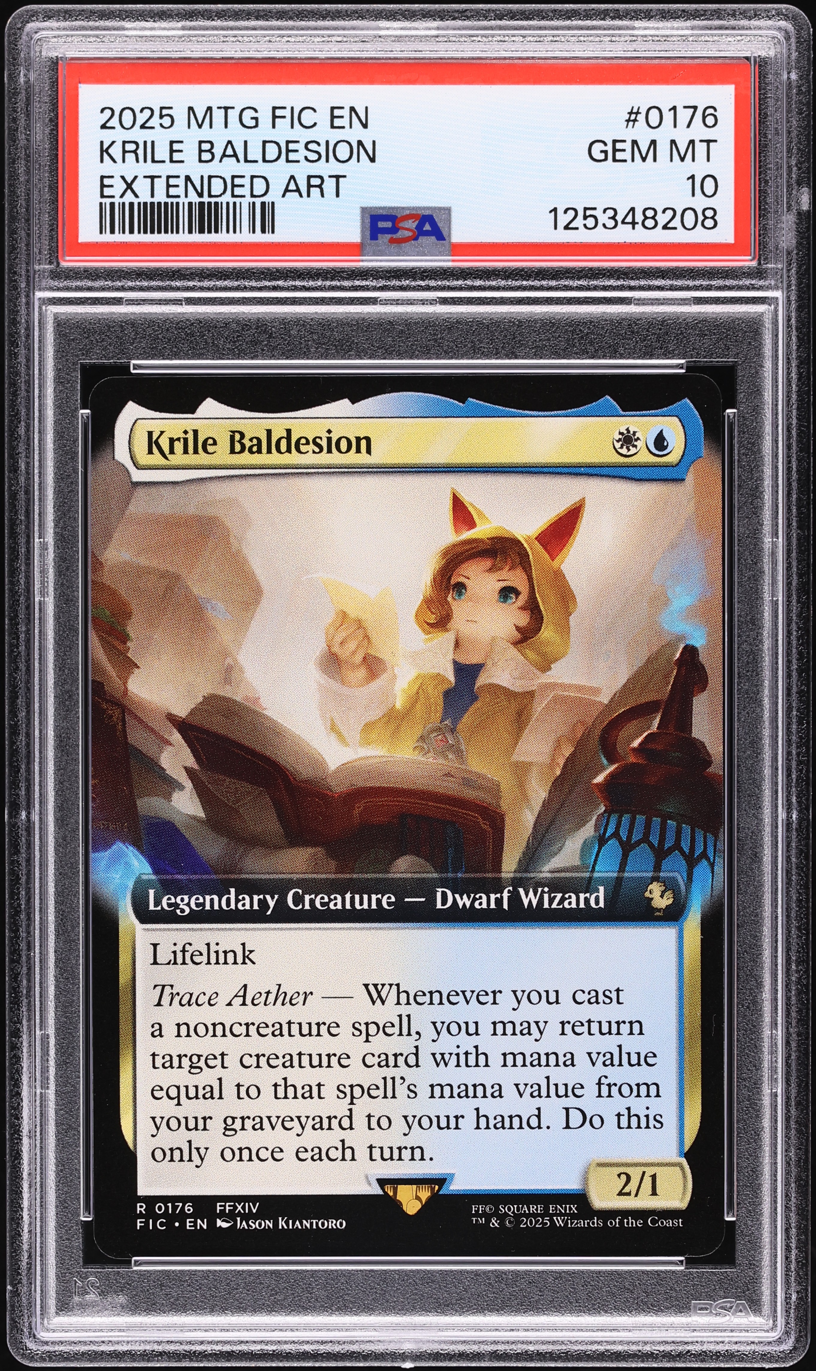 krile mtg card Krile Baldesion (Extended Art) [FINAL FANTASY Commander] main image 1