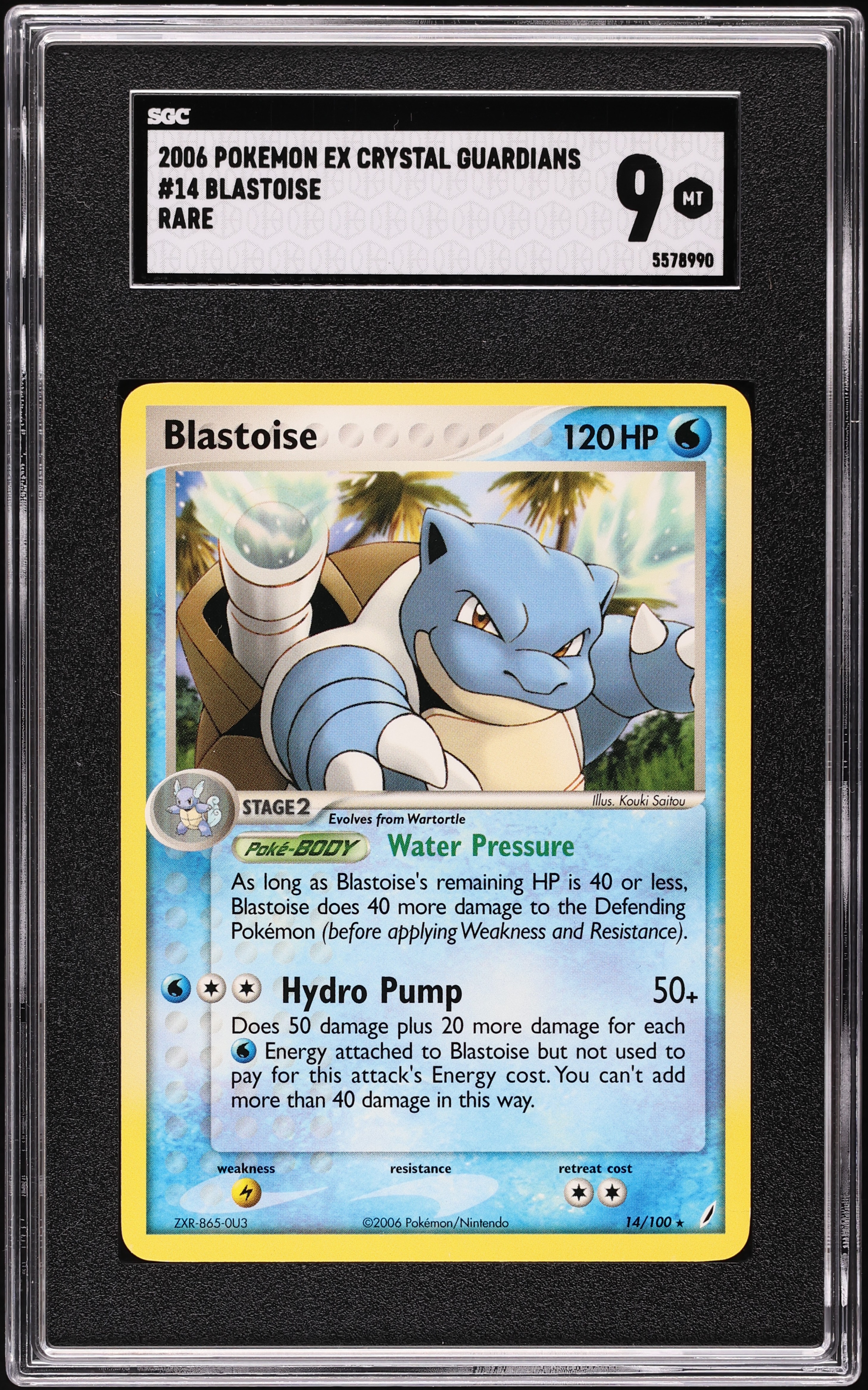 blastoise pokemon card rare Pokmon TCG Pokmon GO 017/078 Holo Stage 2 170 HP this card is the perfect way to showcase your collection. Blastoise (14/100) (National Championship Promo)