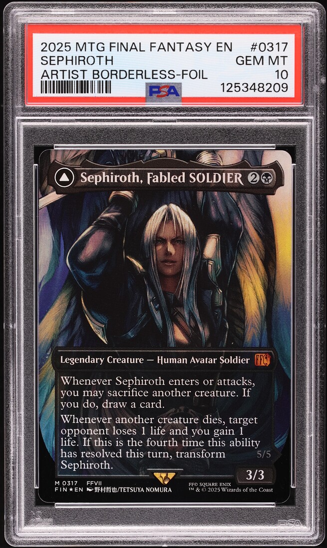 2025 Magic The Gathering MTG Final Fantasy Artist Borderless Foil