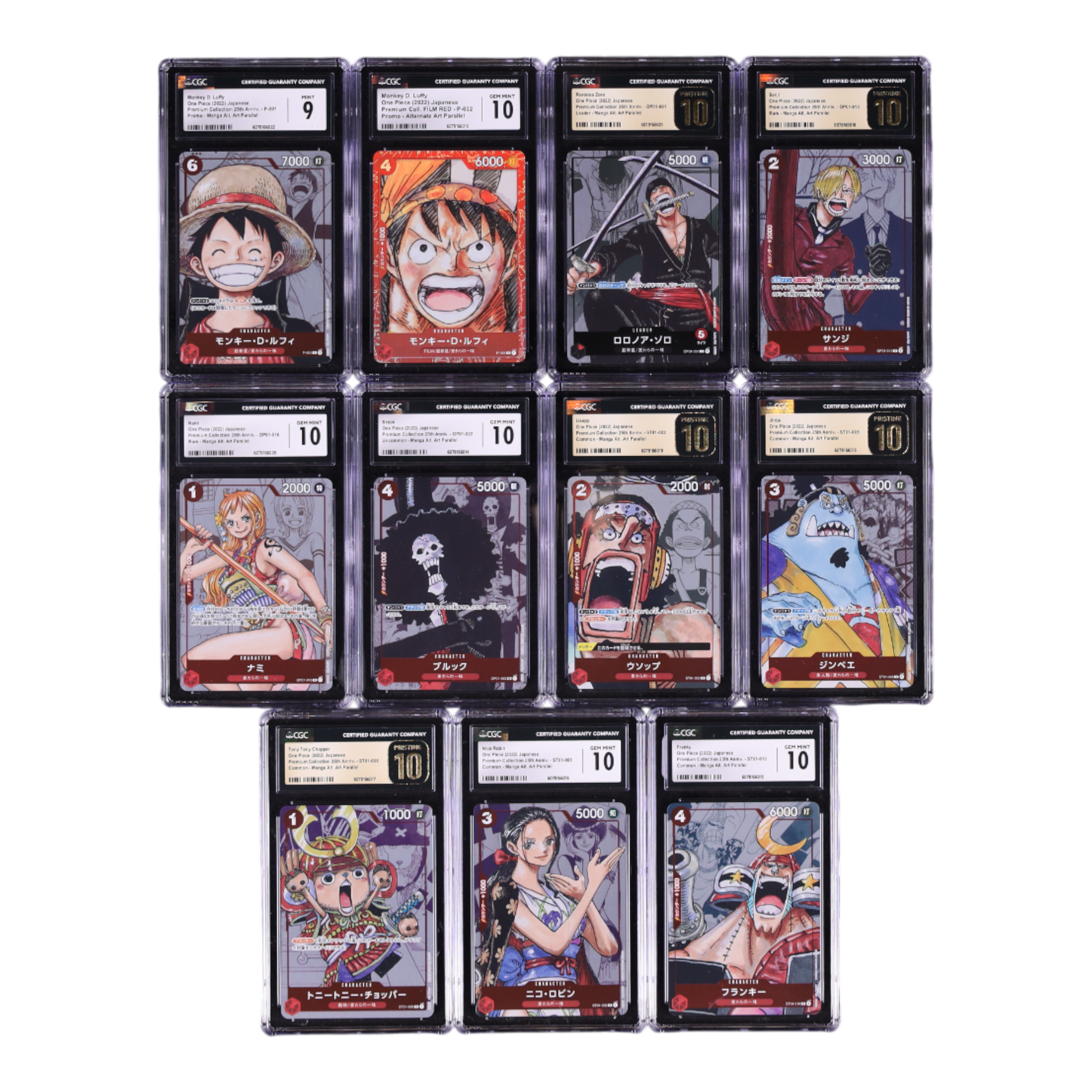 Lot(22) 2022 One Piece Japanese Premium 25th Manga Alt Art