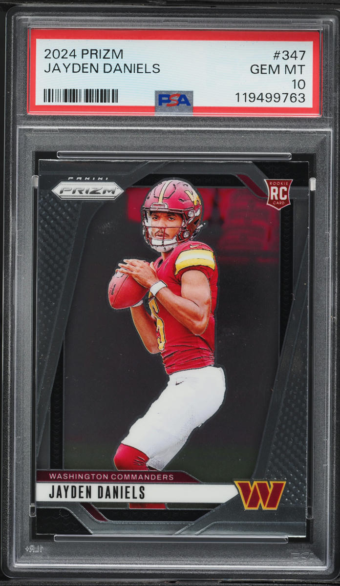 2024 Panini Prizm Jayden Daniels ROOKIE #347 PSA 10 GEM MINT