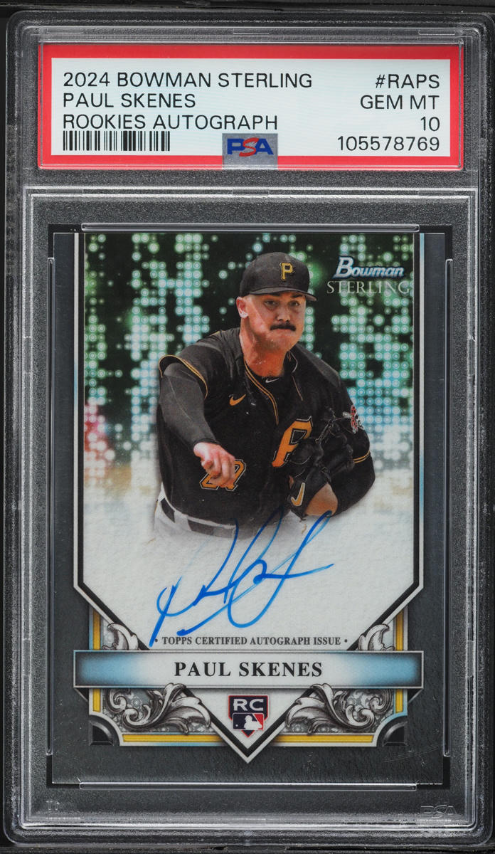 2024 Bowman Sterling Paul Skenes ROOKIE AUTO #RAPS PSA 10 GEM MINT