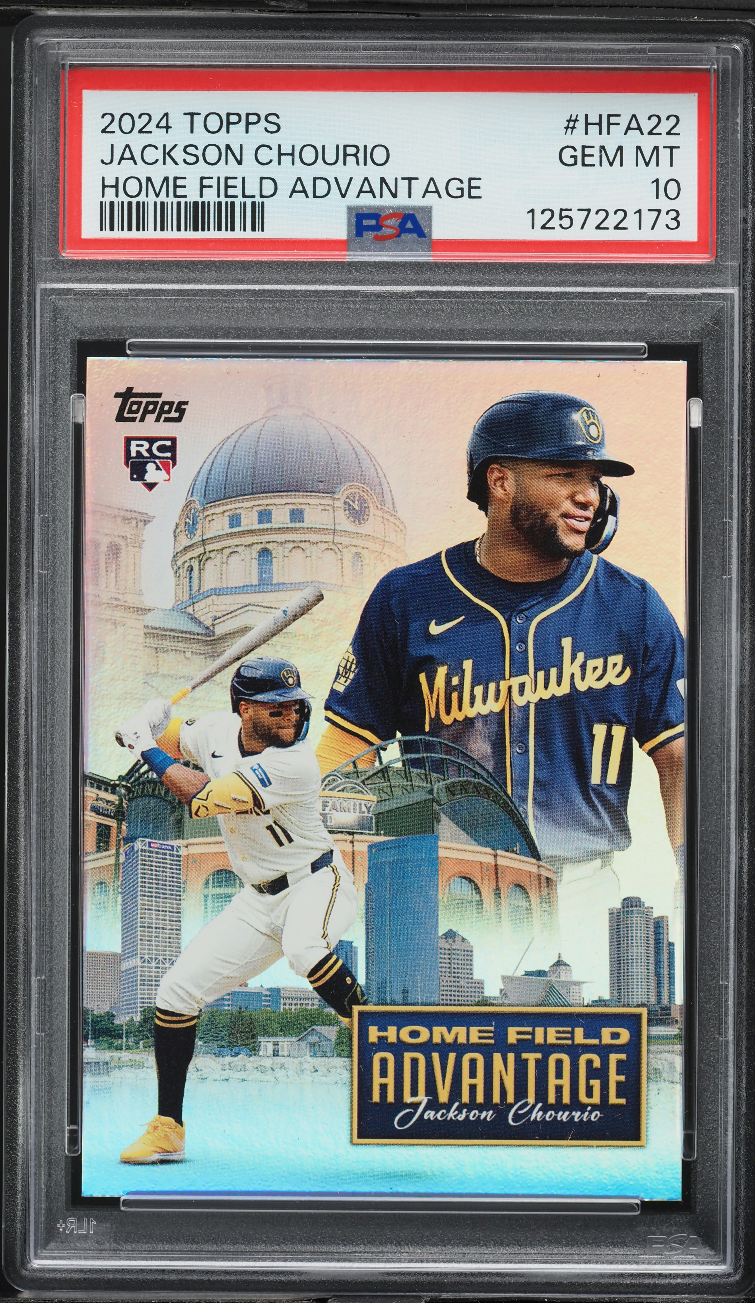 2024 Topps Home Field Advantage Update Jackson Chourio ROOKIE 