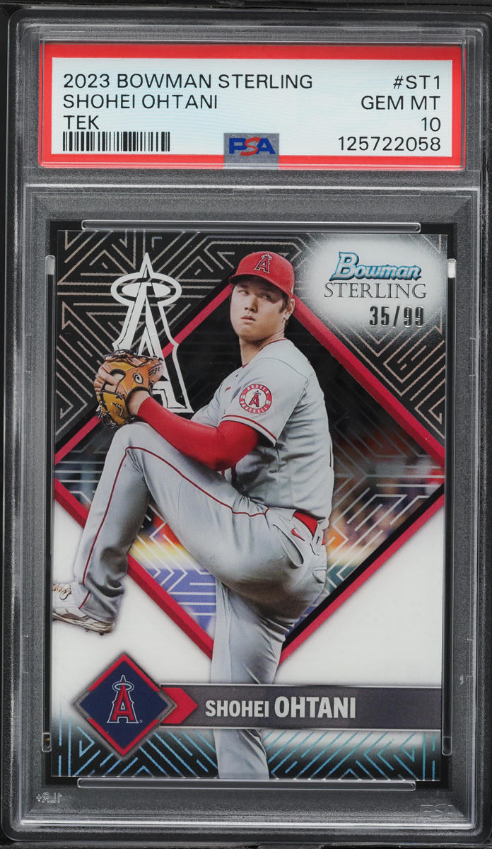 2023 Bowman Sterling Tek Shohei Ohtani /99 #ST1 PSA 10 GEM MINT
