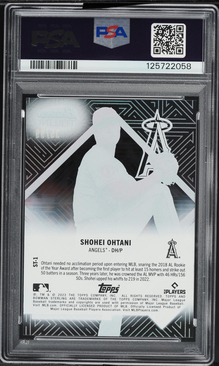 2023 Bowman Sterling Tek Shohei Ohtani /99 #ST1 PSA 10 GEM MINT