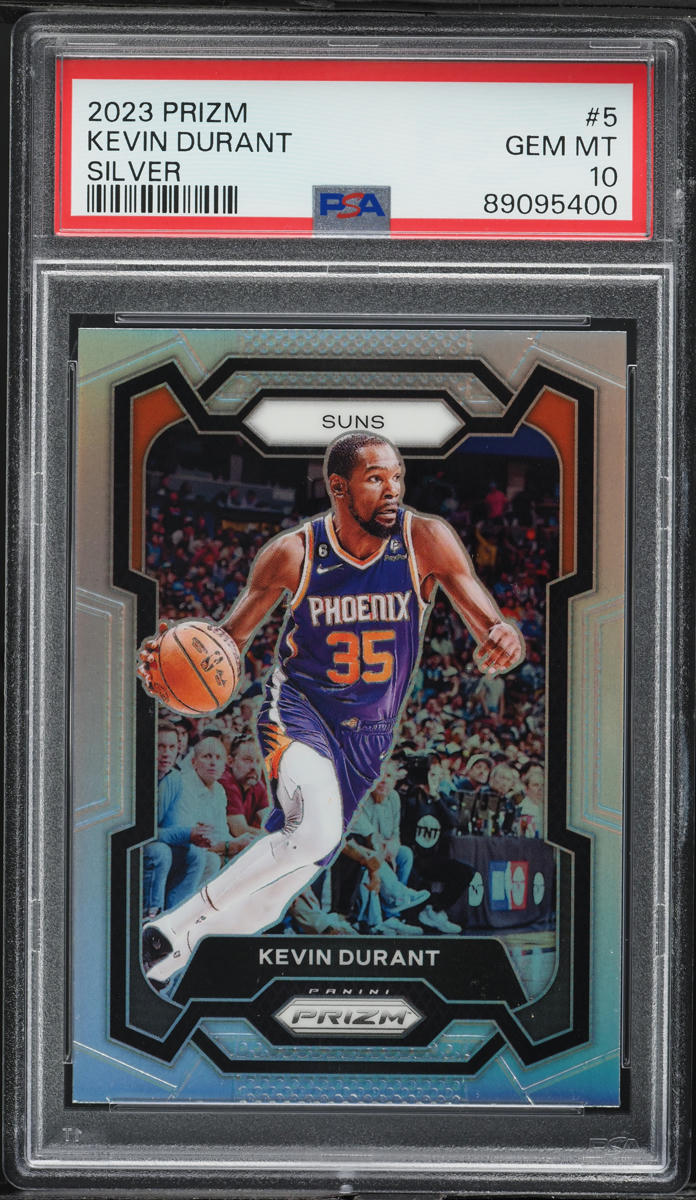 2023 Panini Prizm Silver Kevin Durant #5 PSA 10 GEM MINT