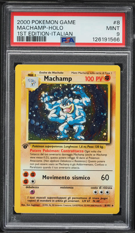 machamp first edition holographic pokemon card 1999 - 1st this item offers a spectacular aesthetic for a gallery Machamp [1999-2000] #8 Prices |