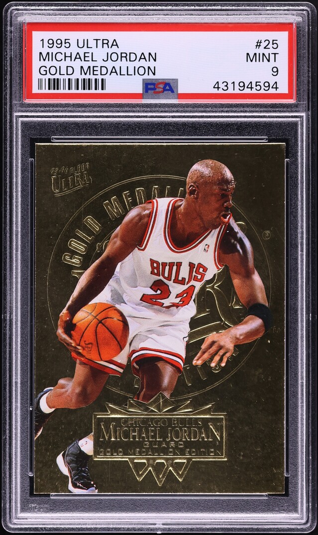 1995 Ultra Gold Medallion Michael Jordan #25 PSA 9 MINT