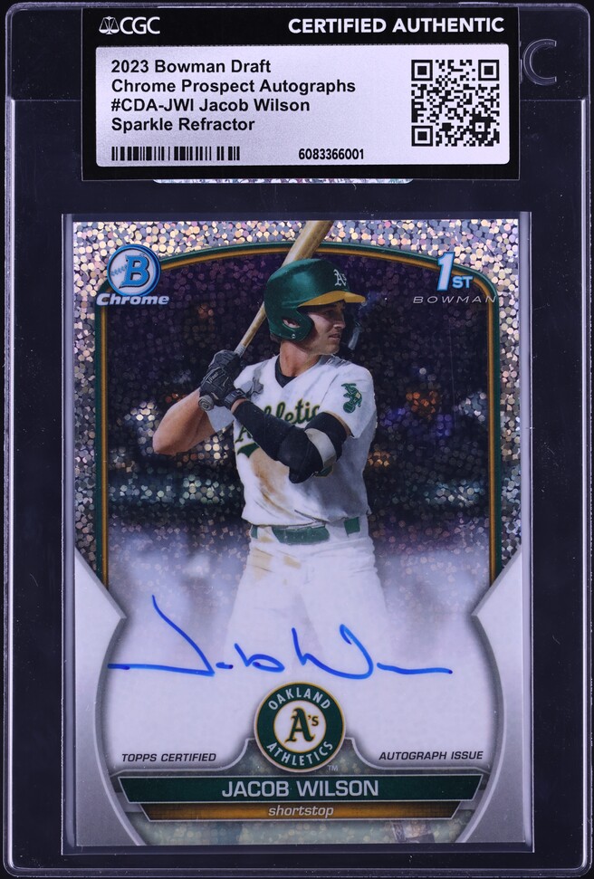 2023 Bowman Chrome Draft Gold Refractor Jacob Gonzalez PROSPECT 
