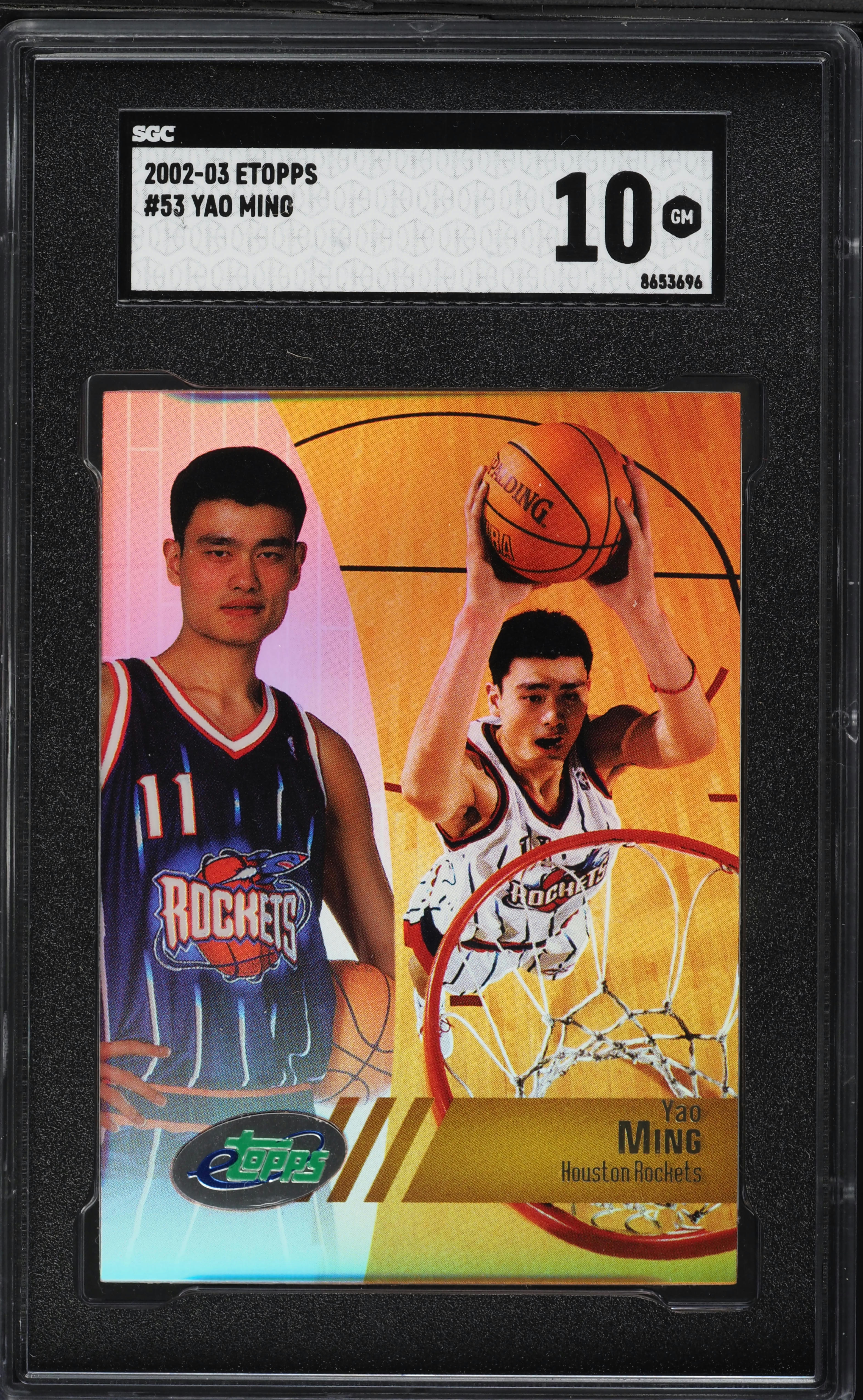 2002 /250枚限定‼️ジャージカード YAO MING姚明 ヤオ・ミン Yao Ming 