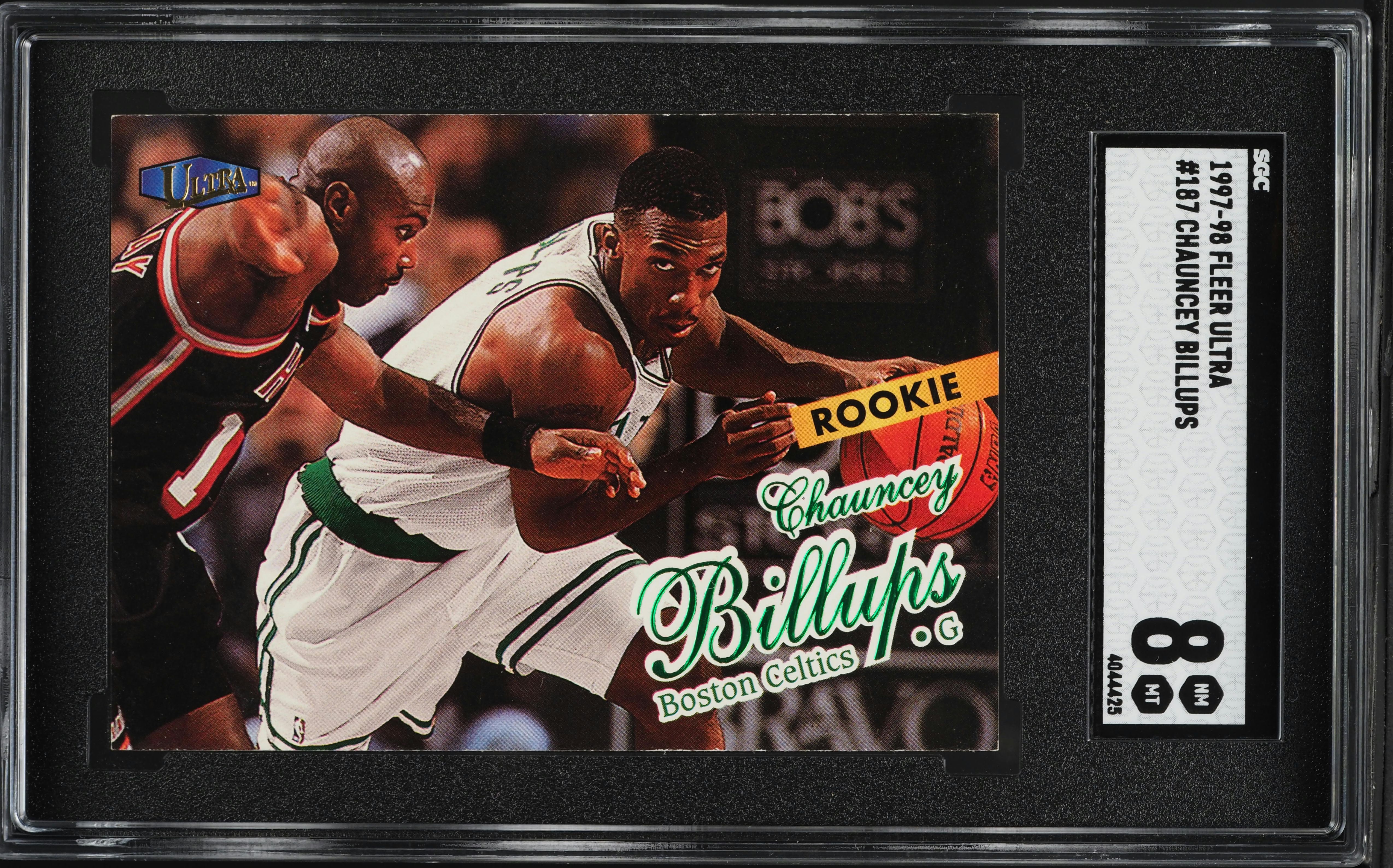 1997 Ultra Basketball Chauncey Billups ROOKIE #187 SGC 8 NM-MT on