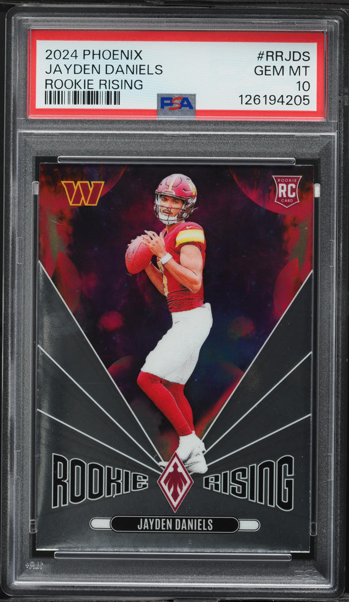 2024 Panini Phoenix Rising Jayden Daniels ROOKIE #RRJDS PSA 10 GEM MINT