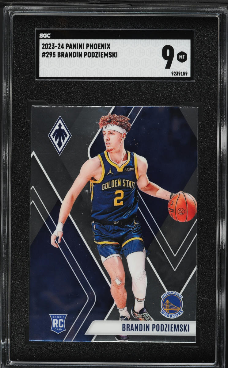 2023 Panini Phoenix Brandin Podziemski ROOKIE #295 SGC 9 MINT